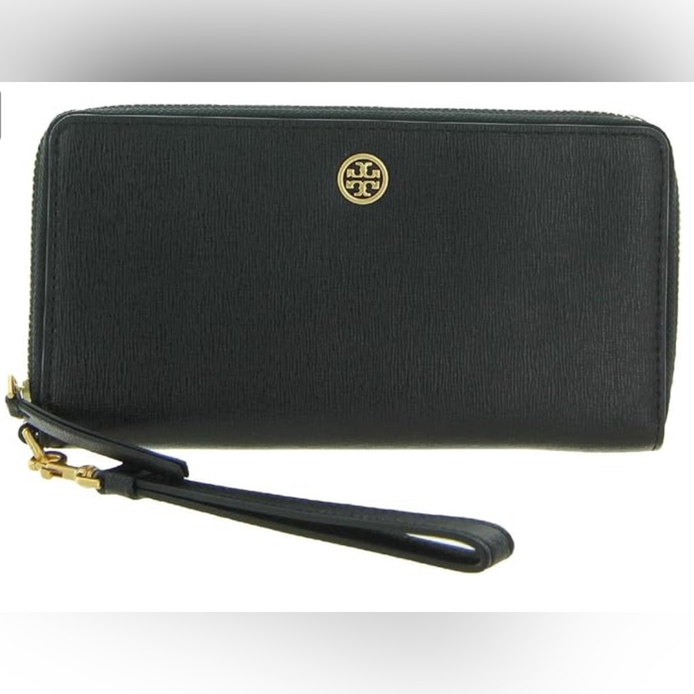 Tory Burch Wristlet Zip Wallet Saffiano Leather Navy
NEVER USED Brand New